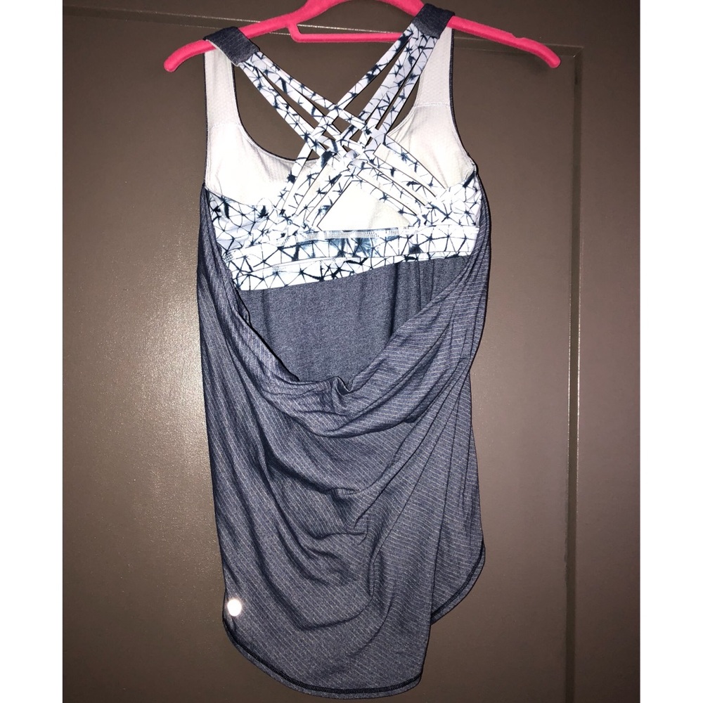 lululemon athletica built in bra top tank