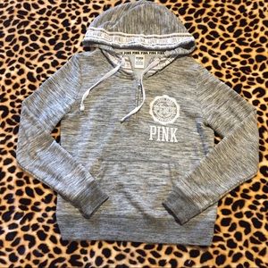 VS PINK HALF ZIP HOODIE
