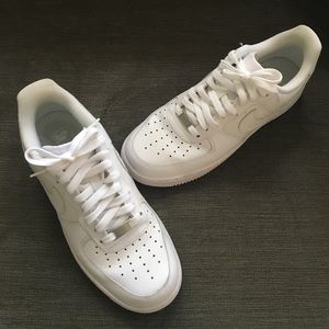 Nike White Air Force 1 Trainers size 9.5