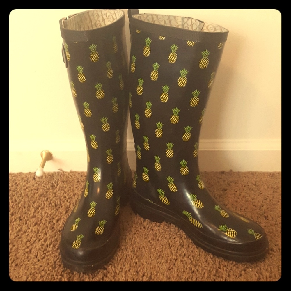 Pineapple Chooka Rainboots