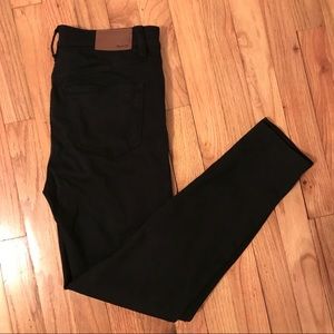 Madewell 9” High-Rise Skinny Sateen Jeans