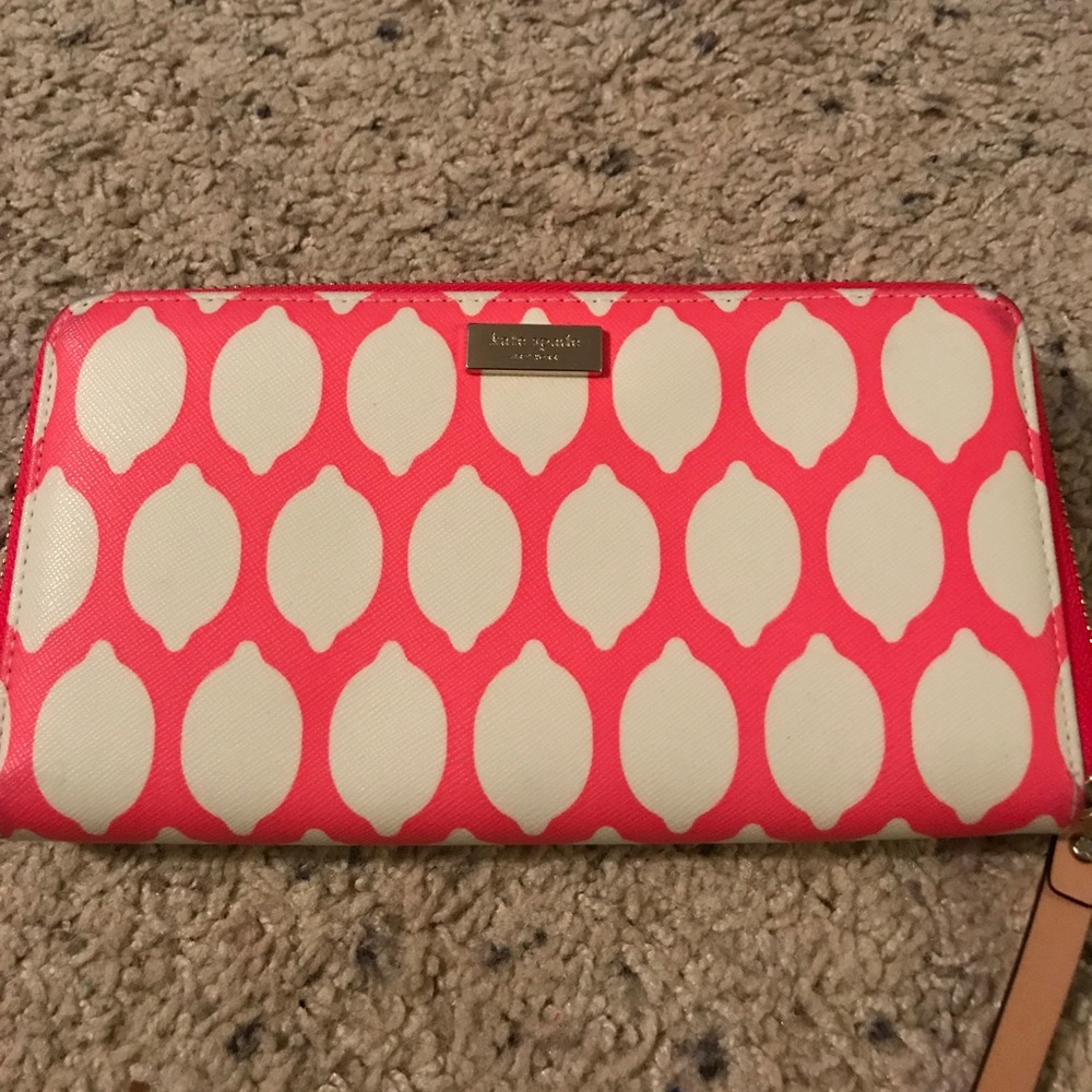 Kate Spade Pink/White Wallet