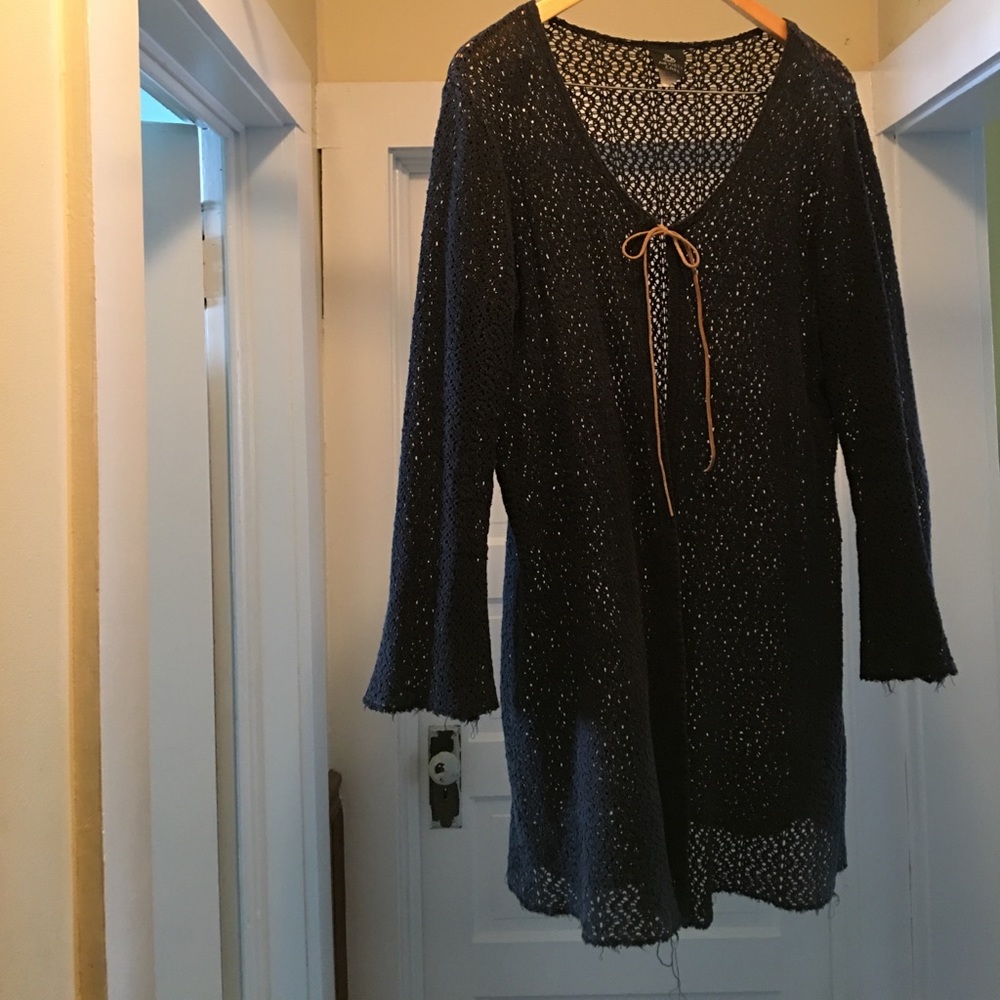 Black laced sweater 18/20