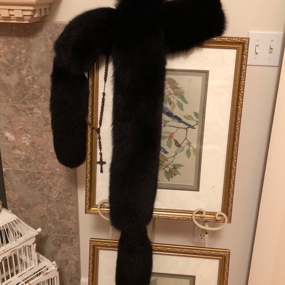 Shadow fox Boa black 100% Finland, Gorgeous - Picture 3 of 8