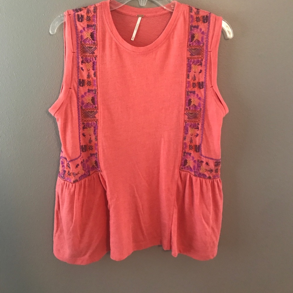 Free People embroidered tank