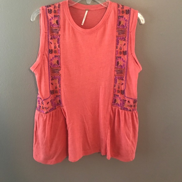 Free People embroidered tank - Picture 1 of 2