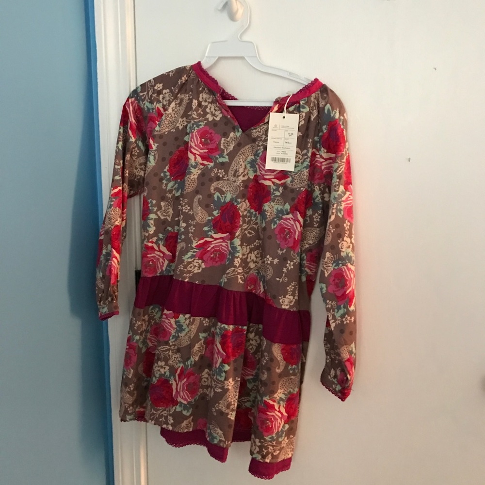 9-10 years old floral dress