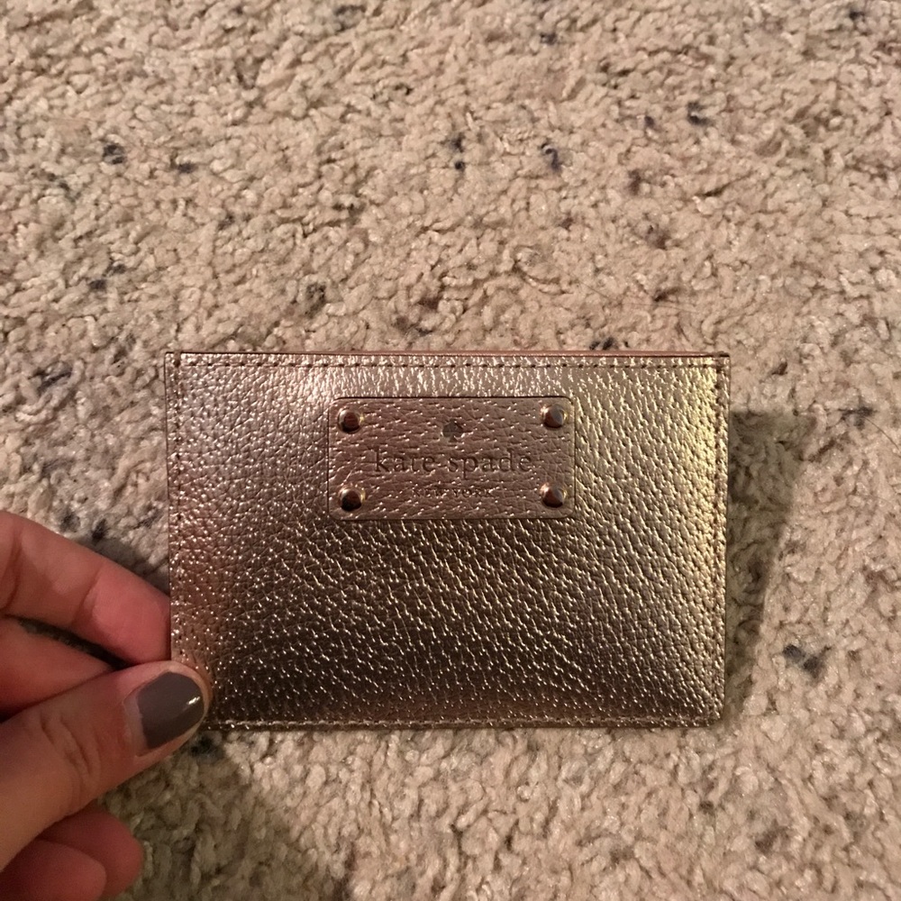 Kate Spade Silver card holder