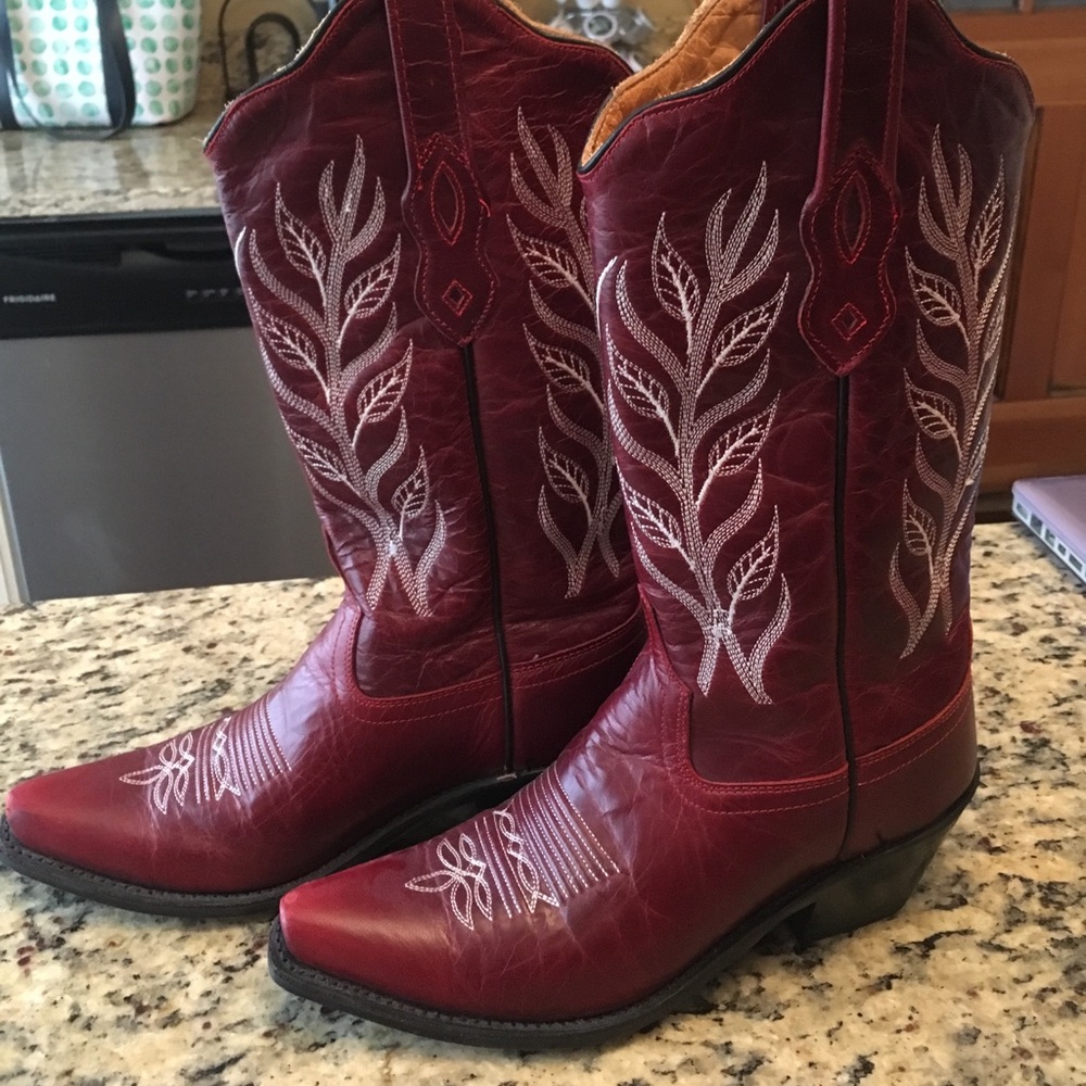 Authentic cowboy boots