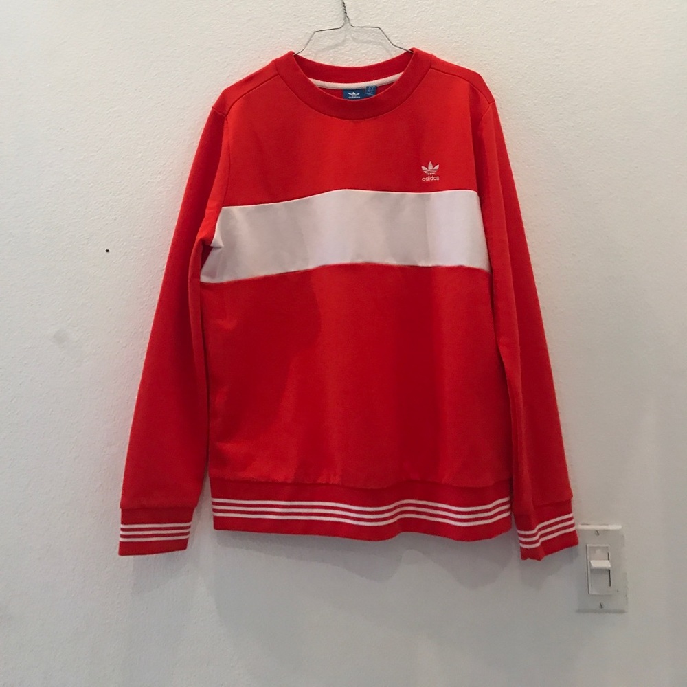 Adidas red sweater