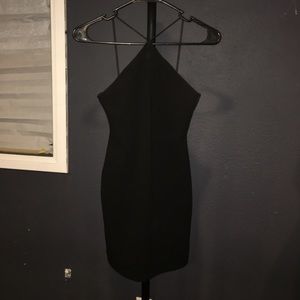Black top shop dress