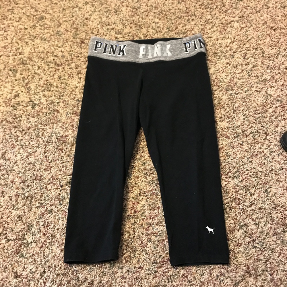 PINK crop leggings