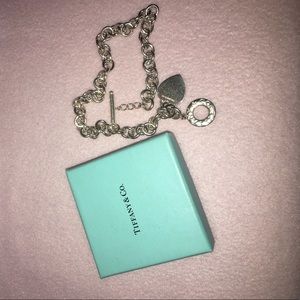 Tiff & co 16” Authentic -heart toggle.Price Firm.