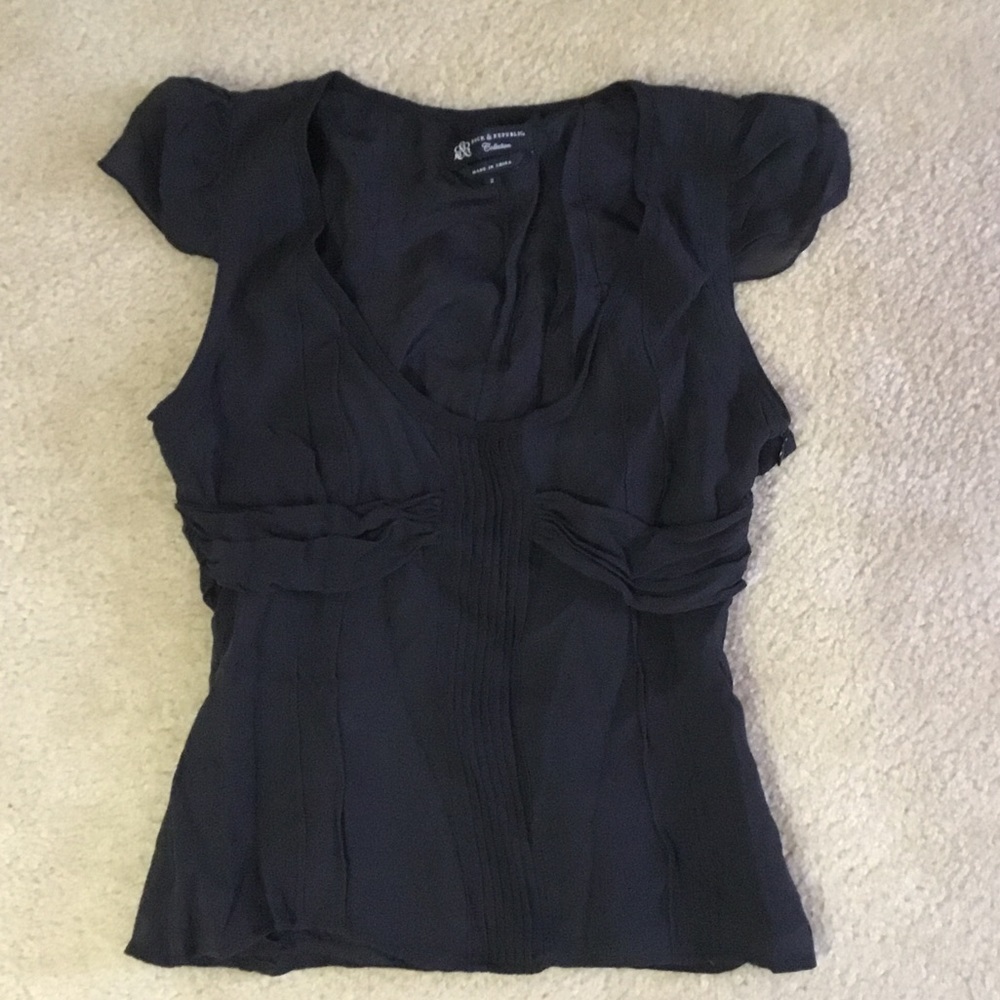 Rock & Republic silk blouse.