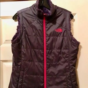 North face reversible vest