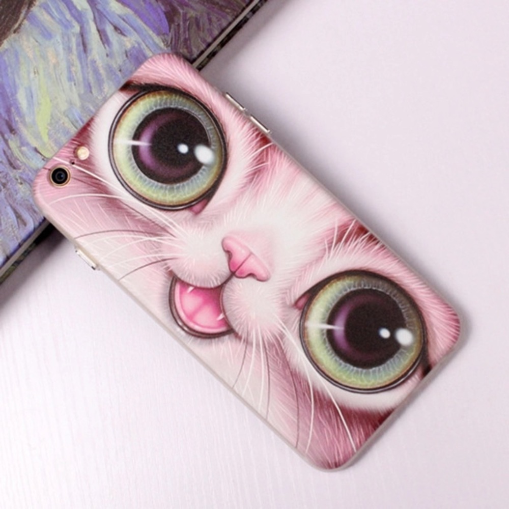 NEW iPhone 7 Plus/8 Plus Soft Bright-eyed Cat Case - Picture 3 of 3
