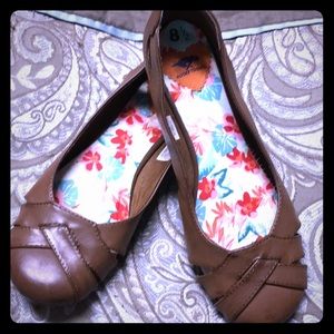 Rocket Dog Brown Flats