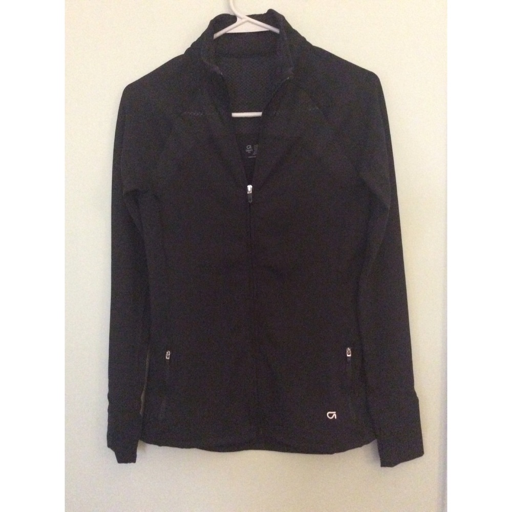 Like new GapFit black zip up jacket XS