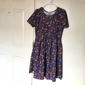 LuLaRoe Amelia with BIRDS!