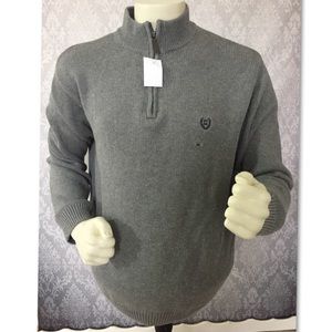 CHAPS Sweater with Zipper
