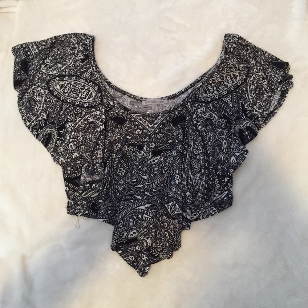 Ruffle crop top