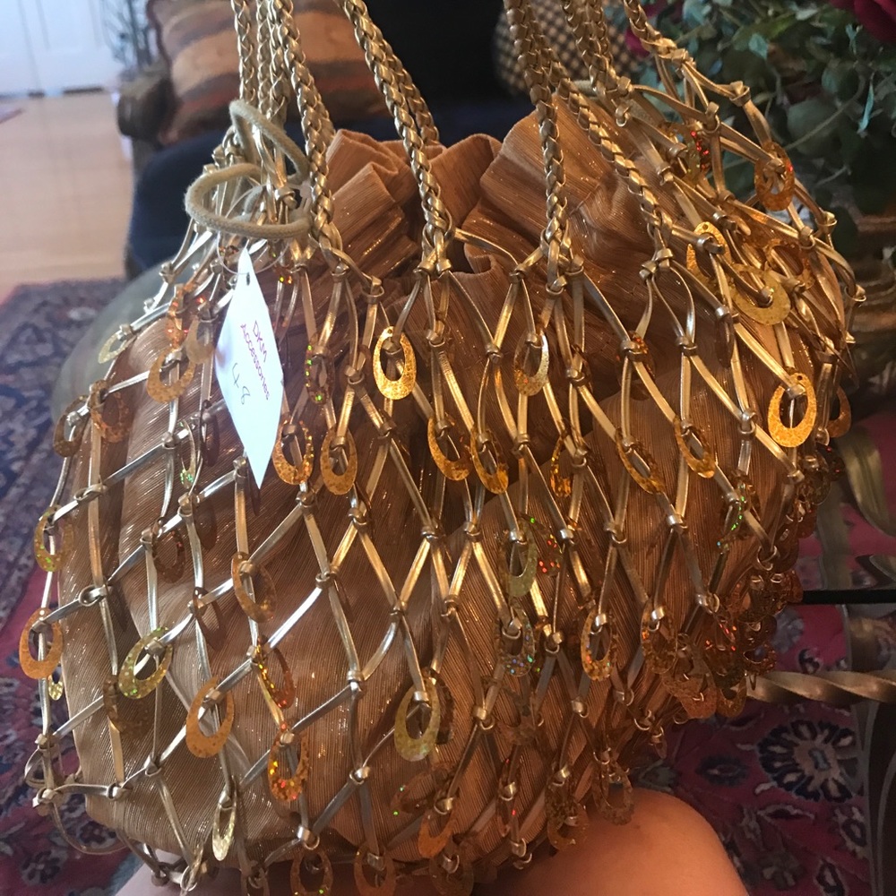 Custom made Gold Handbag