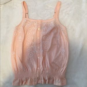 Peach crop top
