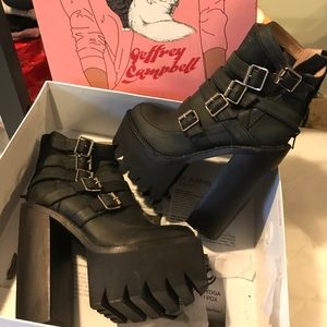 Jeffrey Campbell black boots