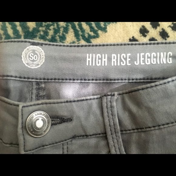 Light Grey Jeggings Size:9 - Picture 2 of 3