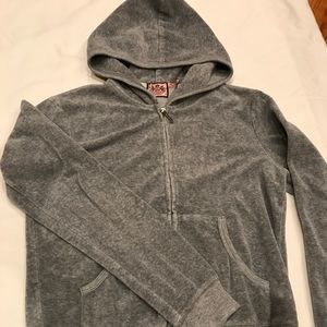 JUICY gray terry hoodie