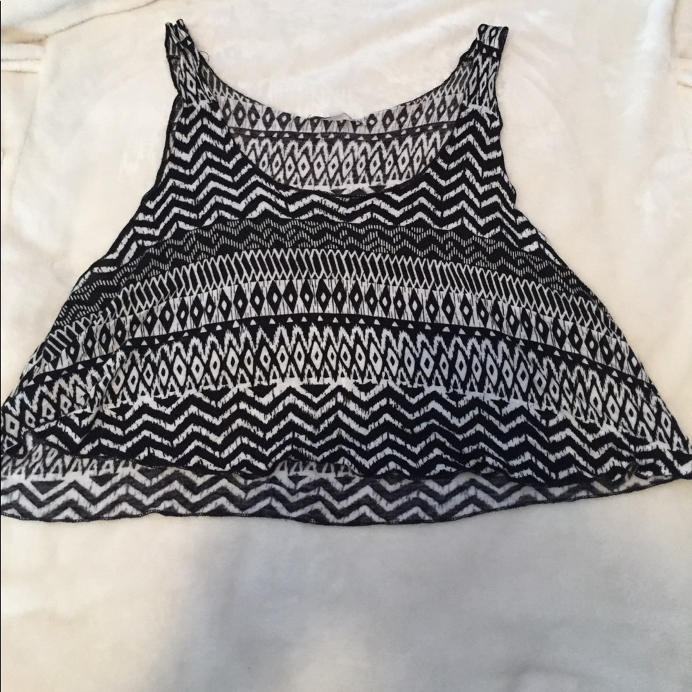 B&W crop top