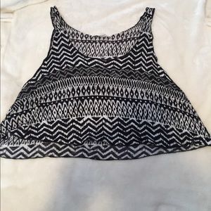 B&W crop top