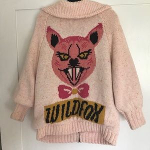 Wildfox Limited Edition Fang Cardi Jacket Sz S New