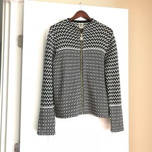 Zippered Sweater Top