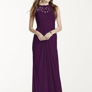 David’s bridal bridesmaid dress
