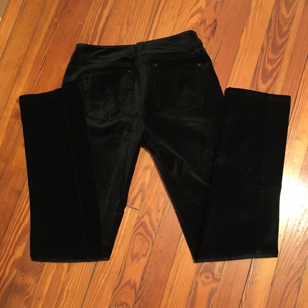 Black Velvet Pants