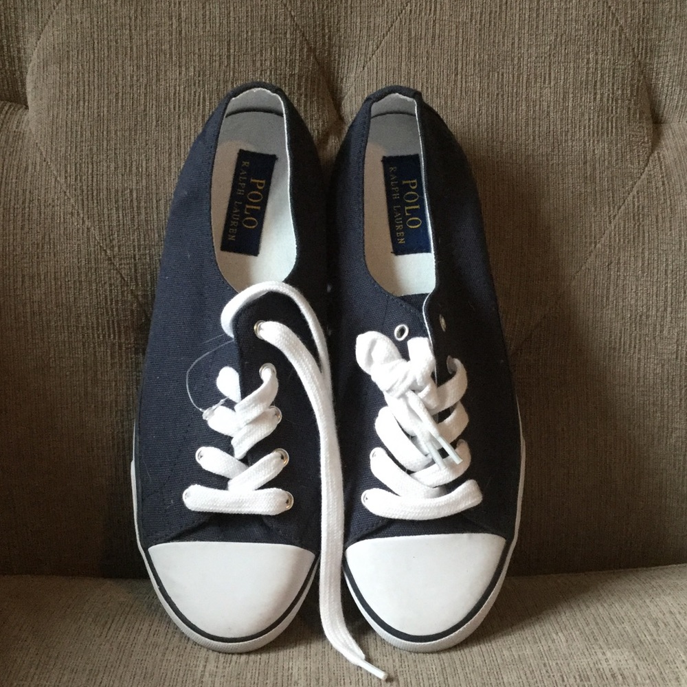 Blue Ralph Lauren Polo shoes