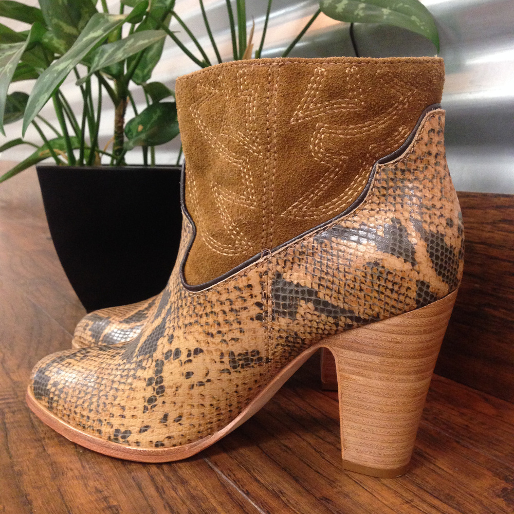 Matisse Done and Dusted Leather & Suede Bootie