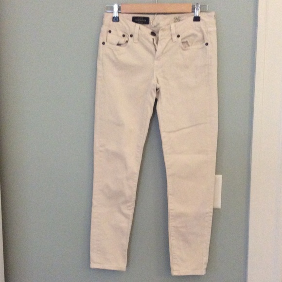 Gap Toothpick Ankle Jean, Ecru Size 26/2 - Picture 1 of 2