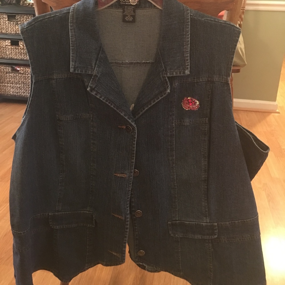 Denim vest