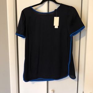 J crew silk top