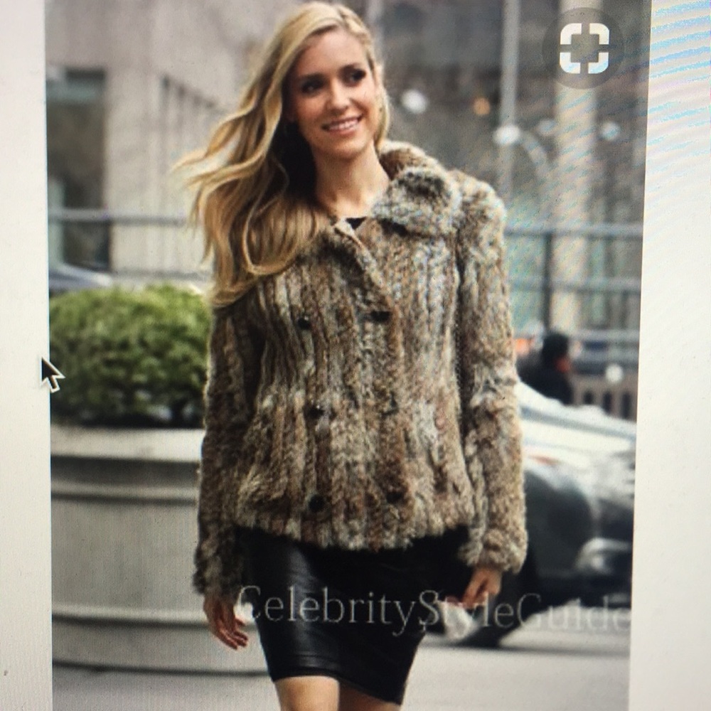 Marc by Marc Jacobs Rabbit Fur Coat