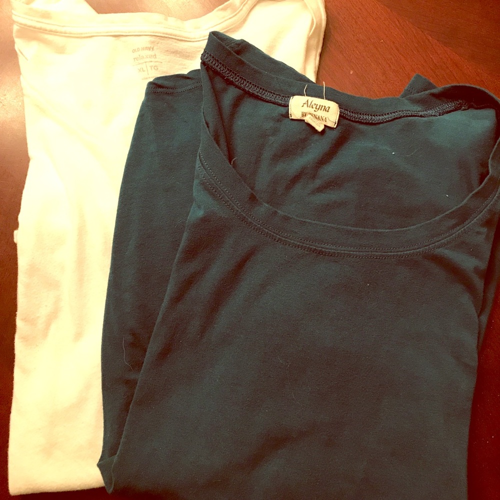 Two cotton tees