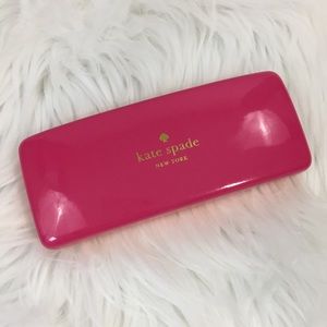 kate spade pink and orange glasses case NWOT