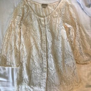 Lucky Brand Lace Blouse