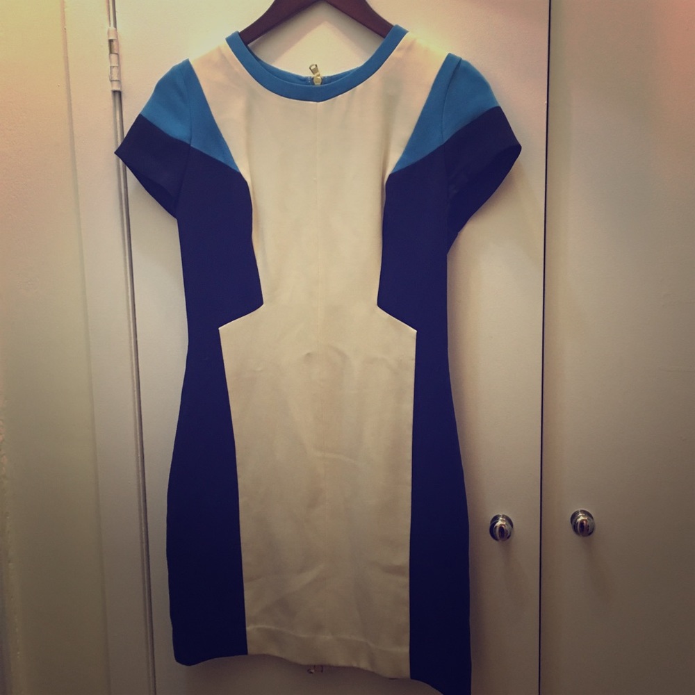 Club Monaco color blocked mod dress XS/0