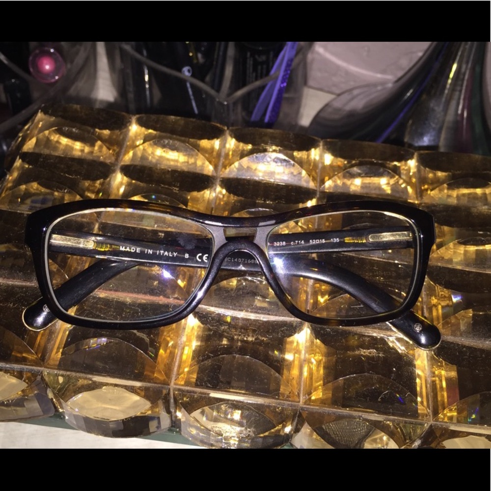 Chanel glasses 💕with Prada case