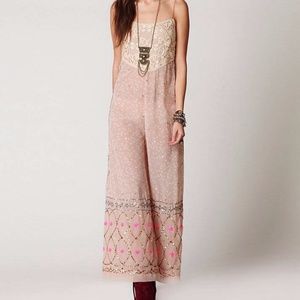 Free People Shanti Boho jumpsuit NWT