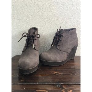 Dr. Scholls wedge booties