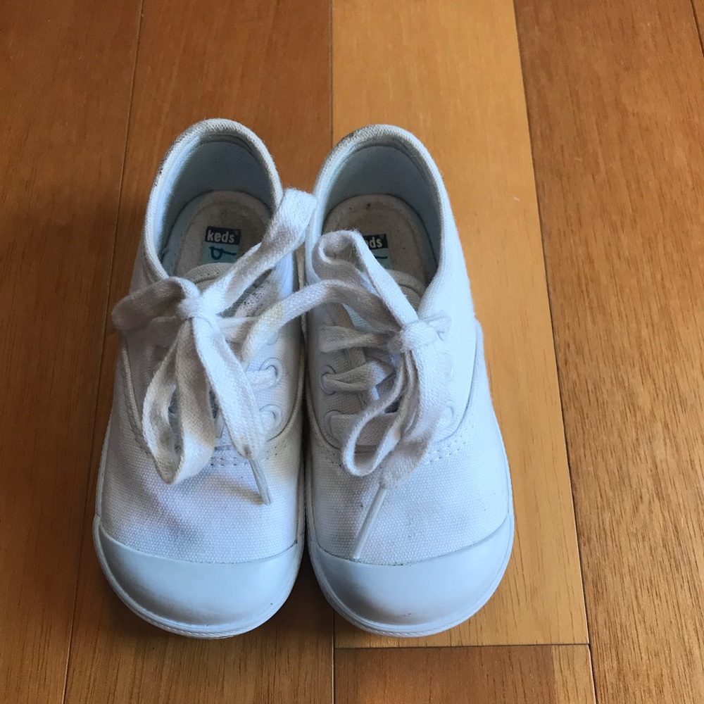 Classic White Keds. Size 5.5. Worn a few times.